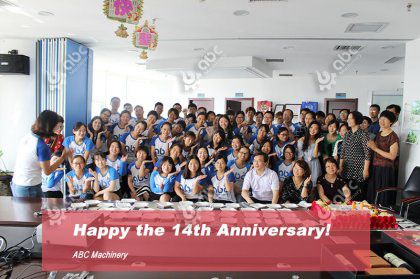 Marking the 14th Anniversary of ABC Machinery