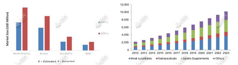 pea protein market size