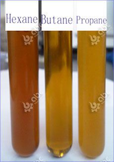 different rice bran oil by different solvents
