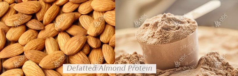 defatted almond protein