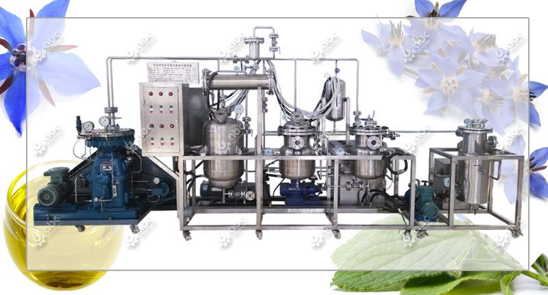 low temperature extraction machine for borage seed oil